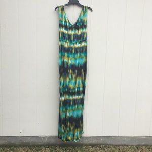 Worthington Watercolor Maxi Dress